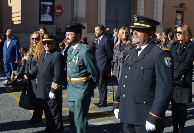 La Purísima Concepción, patrona de la Policía Local, desfila en su onomástica por Las Torres de Cotillas