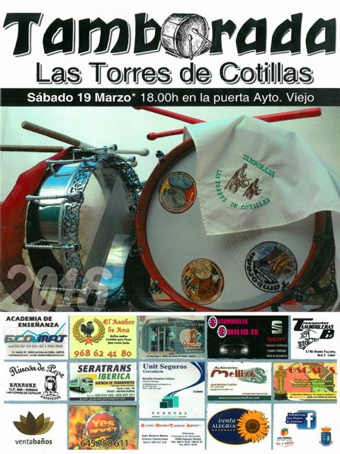 Las Torres de Cotillas, preparada para su tradicional tamborada
