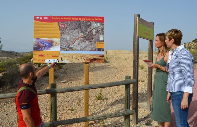 Inauguradas las obras de acondicionamiento y señalización en los senderos de la Rambla Salada
