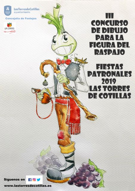 En marcha la tercera edición del concurso de dibujo para elegir la imagen del Raspajo de las Fiestas Patronales