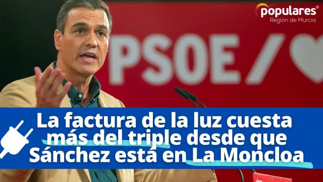 El PP pedirá en el Pleno del próximo que el Gobierno del socialista Pedro Sánchez baje el recibo de la luz