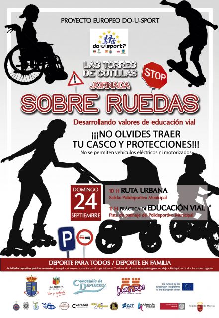 Las Torres de Cotillas vivirá una jornada sobre ruedas gracias al programa europeo 'Do-U-Sport'