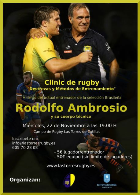 Clinic del seleccionador brasileño de rugby en Las Torres de Cotillas