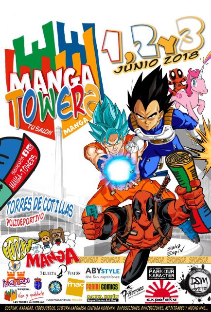 Las Torres de Cotillas será la capital del cómic con la primera edición del 'Manga Towers'