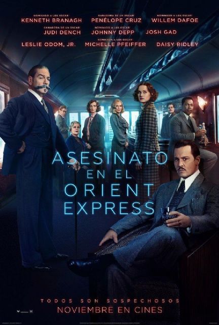 El ciclo gratuito 'Las Torres es cine' continúa con 'Asesinato en el Orient Express'
