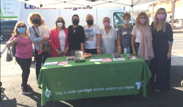 El PP de Las Torres de Cotillas apoya la lucha contra el cáncer de mama
