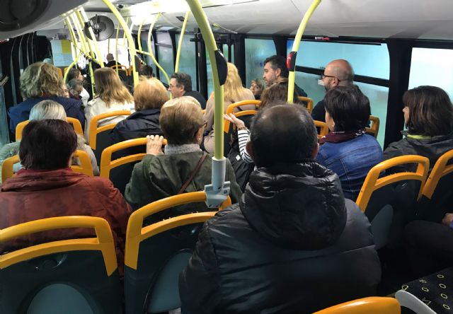 Las Torres de Cotillas estrena servicio directo de autobús con Murcia