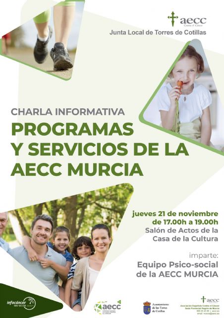Una charla para conocer los programas y servicios de la AECC