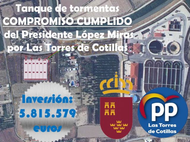 Compromiso cumplido del Presidente López Miras con una inversión de 6 millones de euros para Las Torres de Cotillas