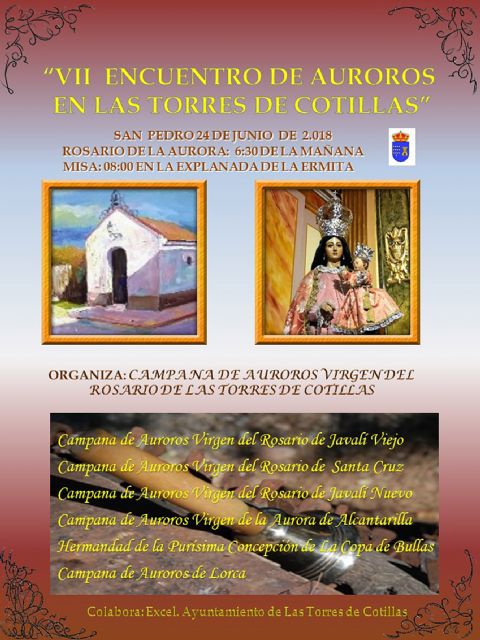 El barrio de San Pedro se prepara para el 'VII Encuentro de Auroros de Las Torres de Cotillas'
