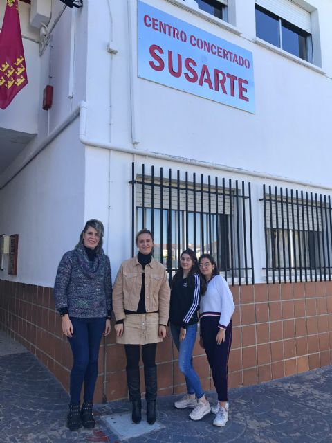 Los alumnos del 'Susarte' conocen más de cerca a la alcaldesa de Las Torres de Cotillas