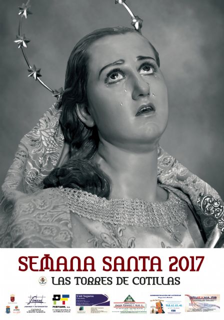 La Semana Santa 2017 de Las Torres de Cotillas se rinde a la Virgen de los Dolores en su cartel