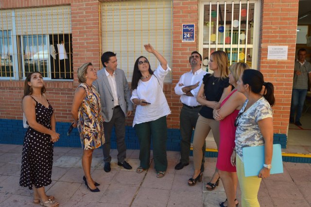 Ciudadanos celebra que se haya cumplido su propuesta de realizar mejoras en el colegio Vista Alegre de Las Torres de Cotillas