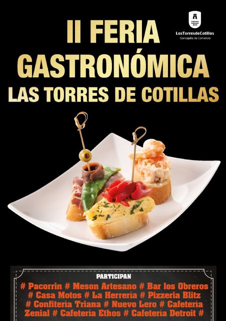 Todos a comer en la 'II Feria Gastronómica' de Las Torres de Cotillas
