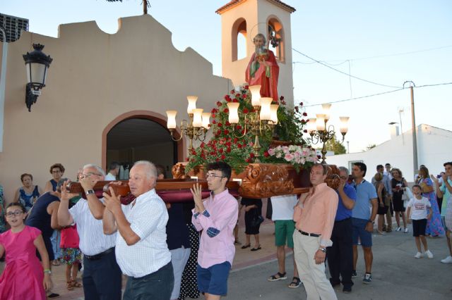 La procesión de San Joaquín cierra como es tradición las fiestas de La Loma