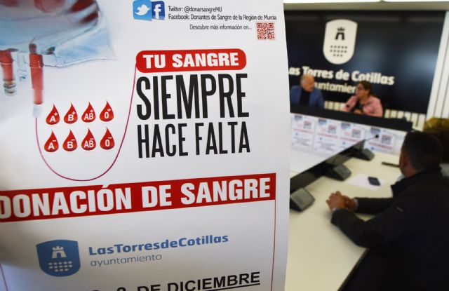 El Ayuntamiento de Las Torres de Cotillas se vuelca con la donación de sangre